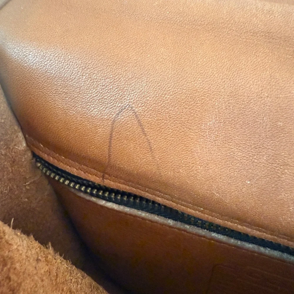 Vintage Coach Tan Leather Shoulder Bag - Picture 8 of 9